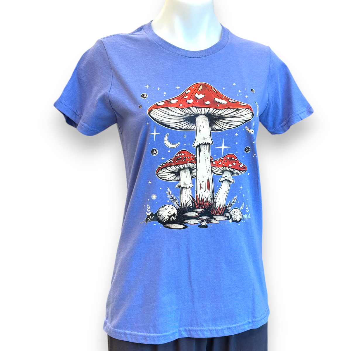 Women's Retro Mushroom T-Shirt | Fantasy Graphic Tee