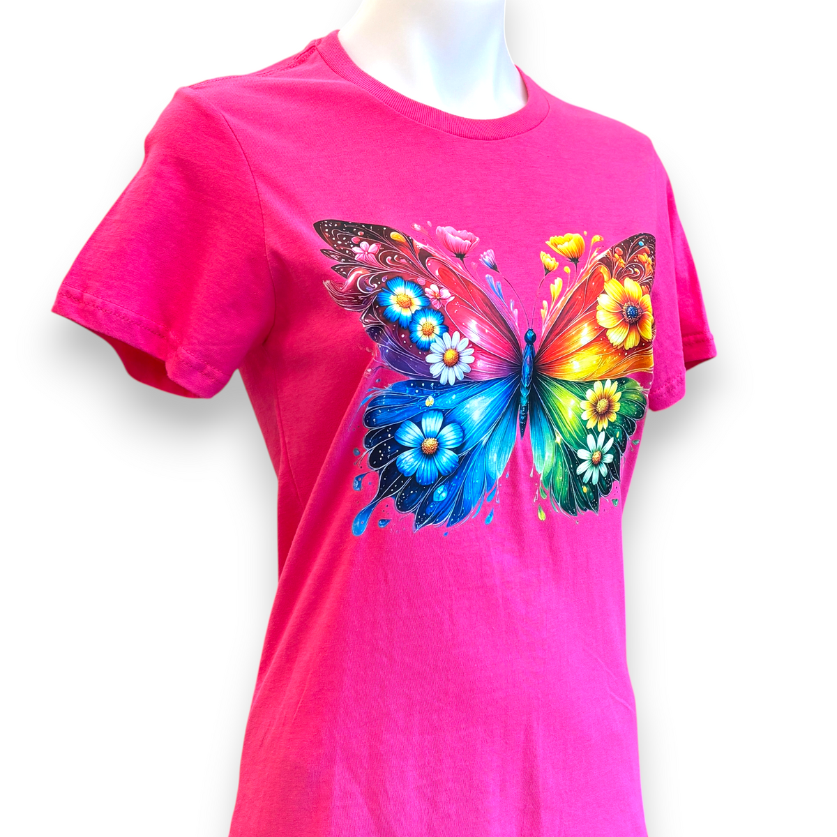 Women's Retro Butterfly T-Shirt | Vintage Graphic Tee