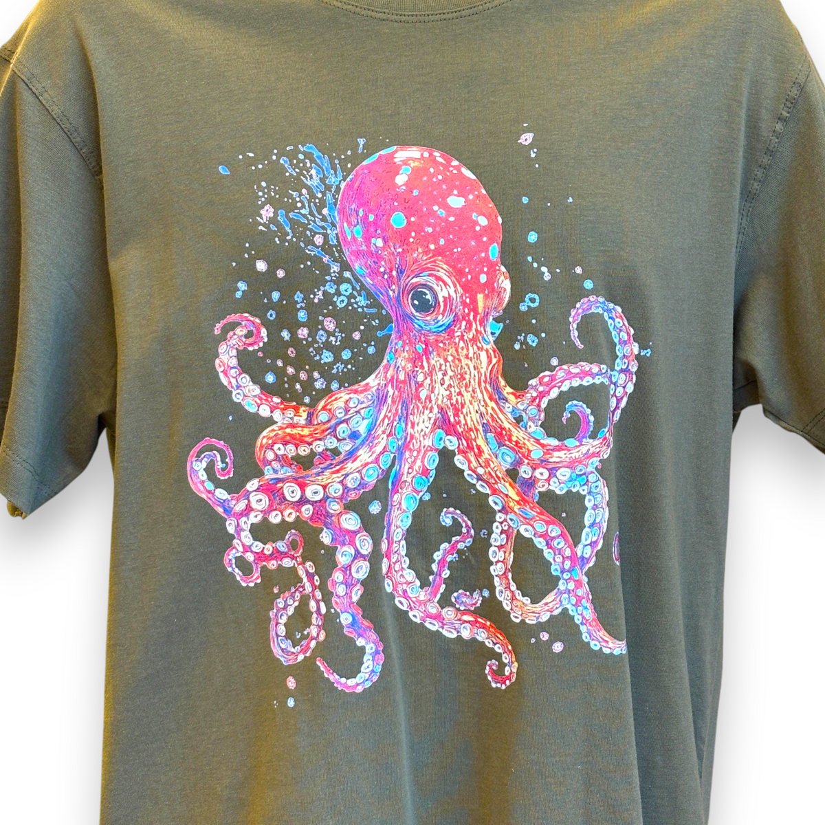 Men's Octopus T-Shirt – Ocean Animal Graphic Tee