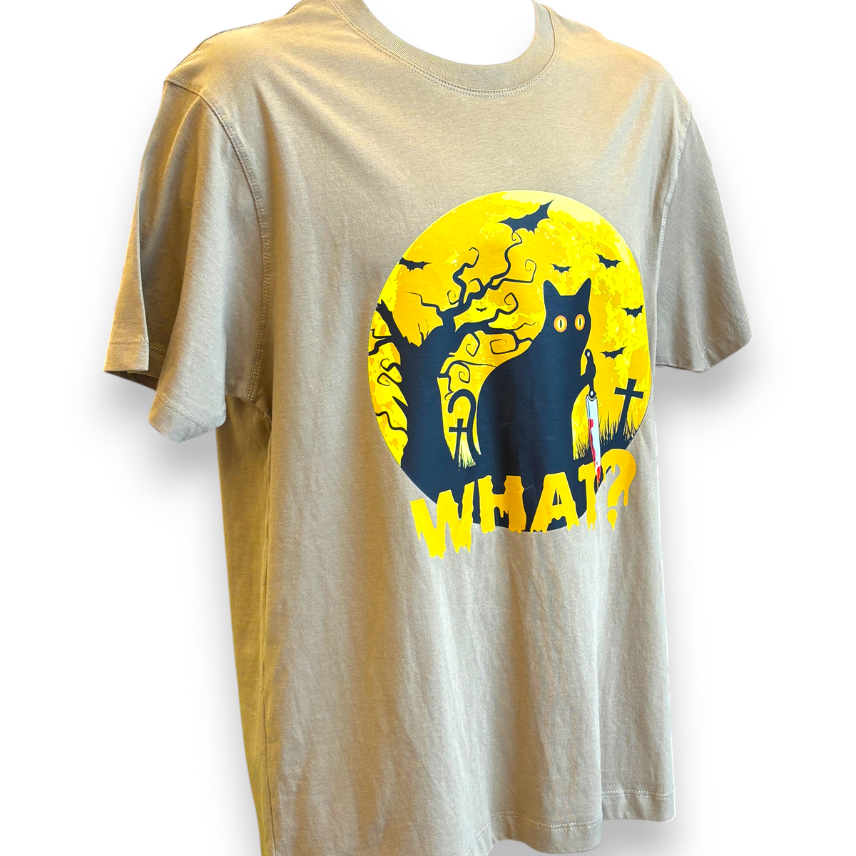 Murder Cat Men's Graphic T-Shirt | Funny Cat Tee