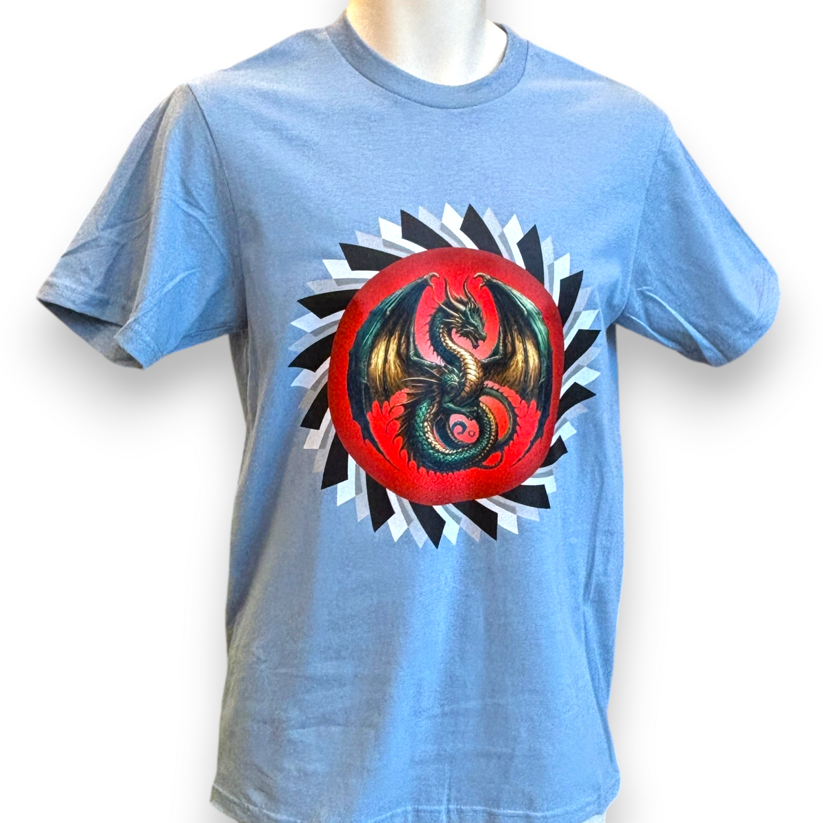 Men's Dragon Printed T-Shirt – Fantasy Dragon Graphic Tee