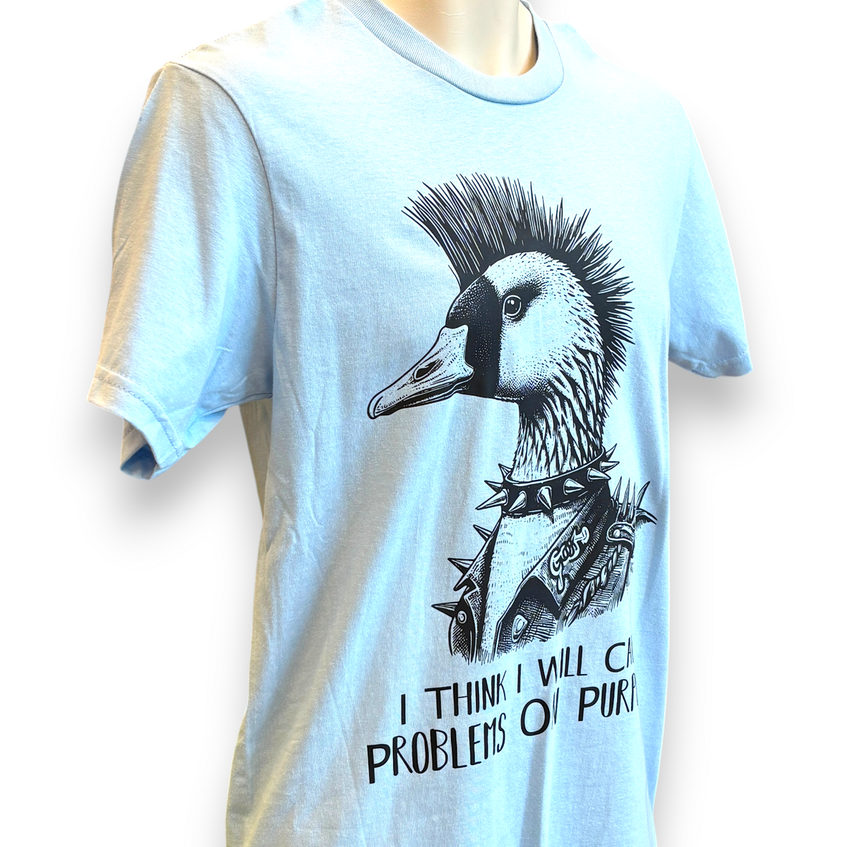Men's Punk Goose T-Shirt – Funny Goose Graphic Tee