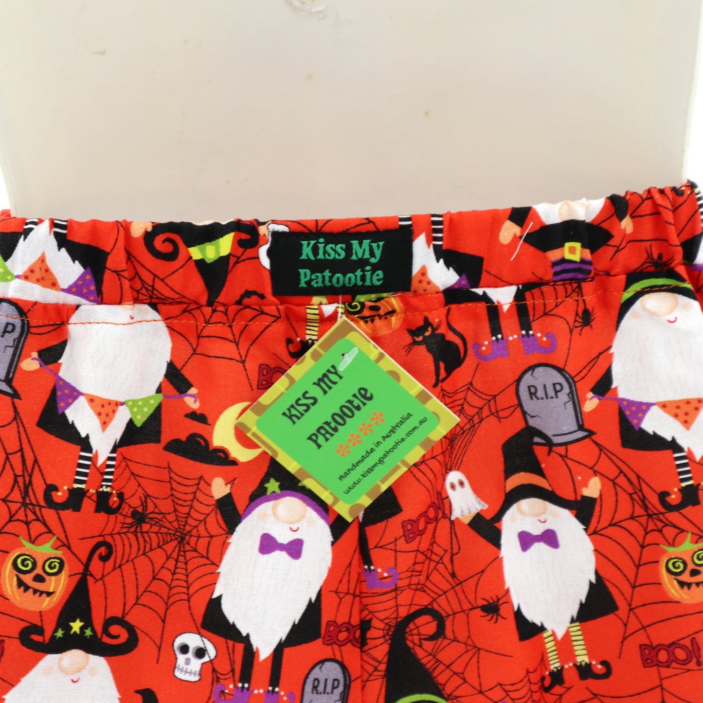 Kids shorts with pockets - sizes 000 to 6 - halloween elves