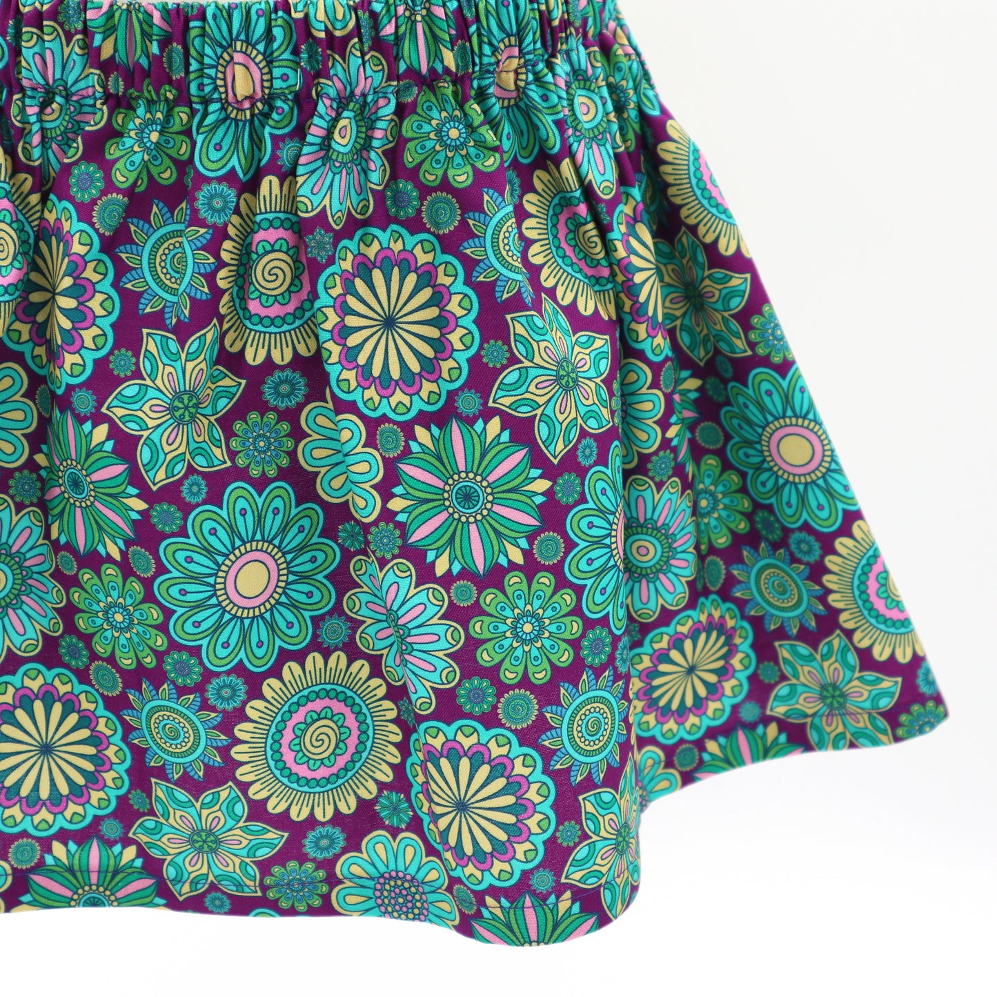 Girls aline skirt - sizes 000 to 6 - mandala, floral