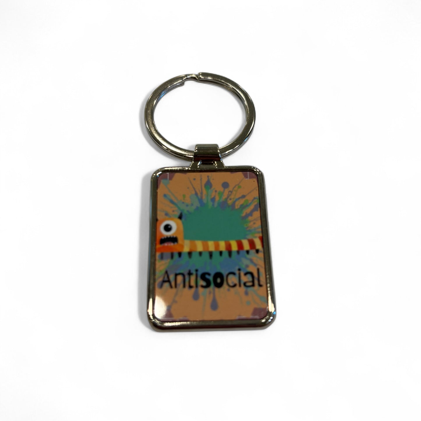 Printed Keyring - Antisocial