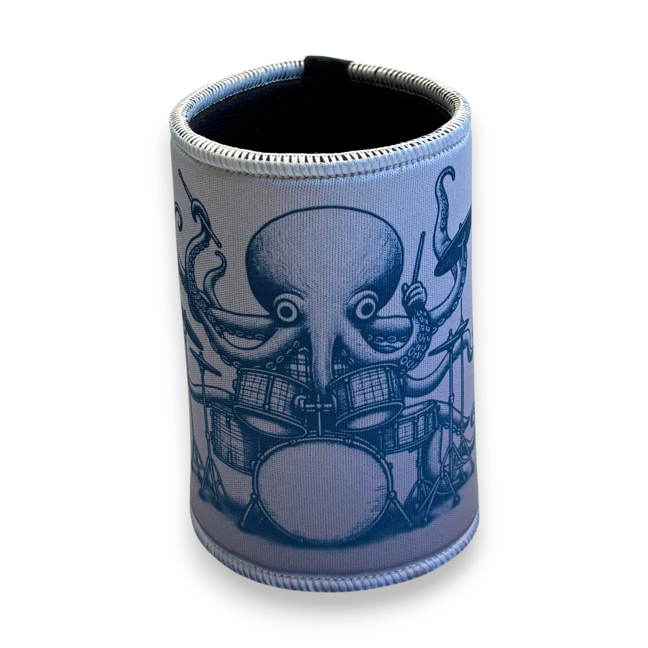 Printed Stubby / Can Cooler - Octopus drummer