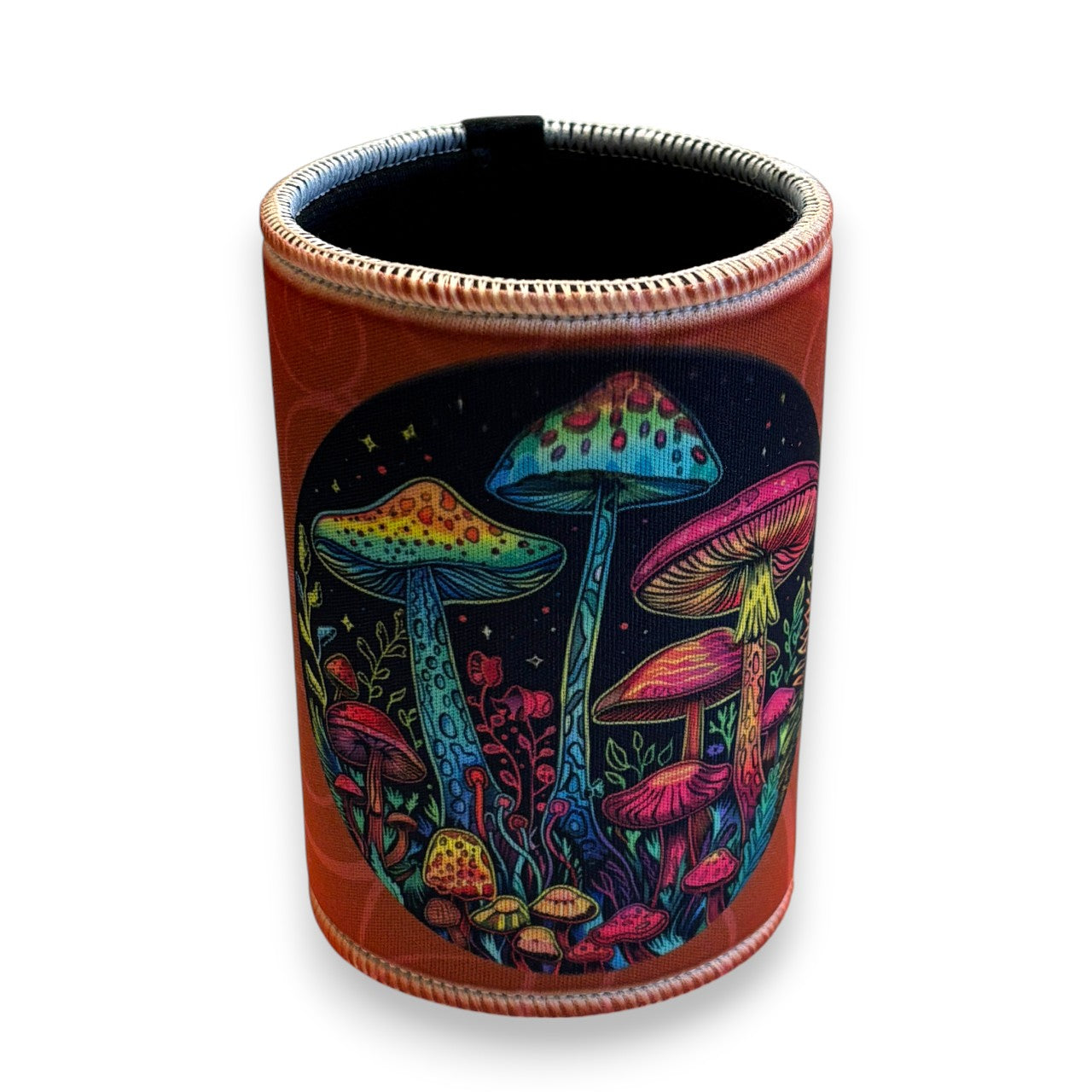 Printed Stubby / Can Cooler - magic mushrooms