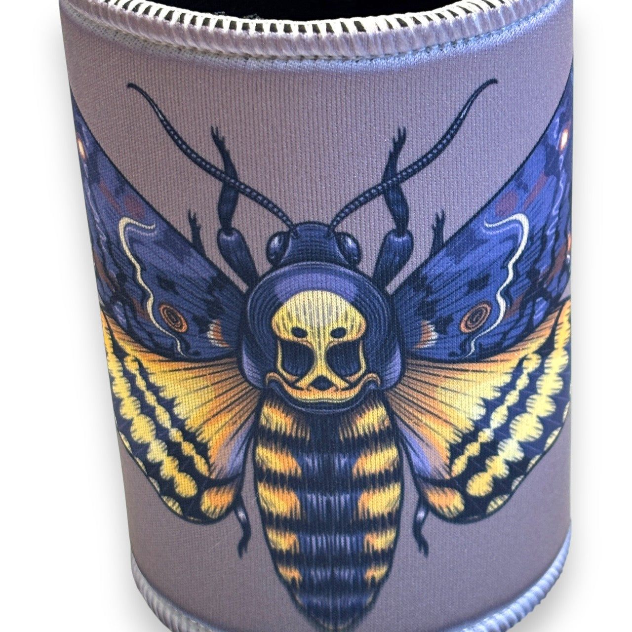 Printed Stubby / Can Cooler - Deathshead hawkmoth