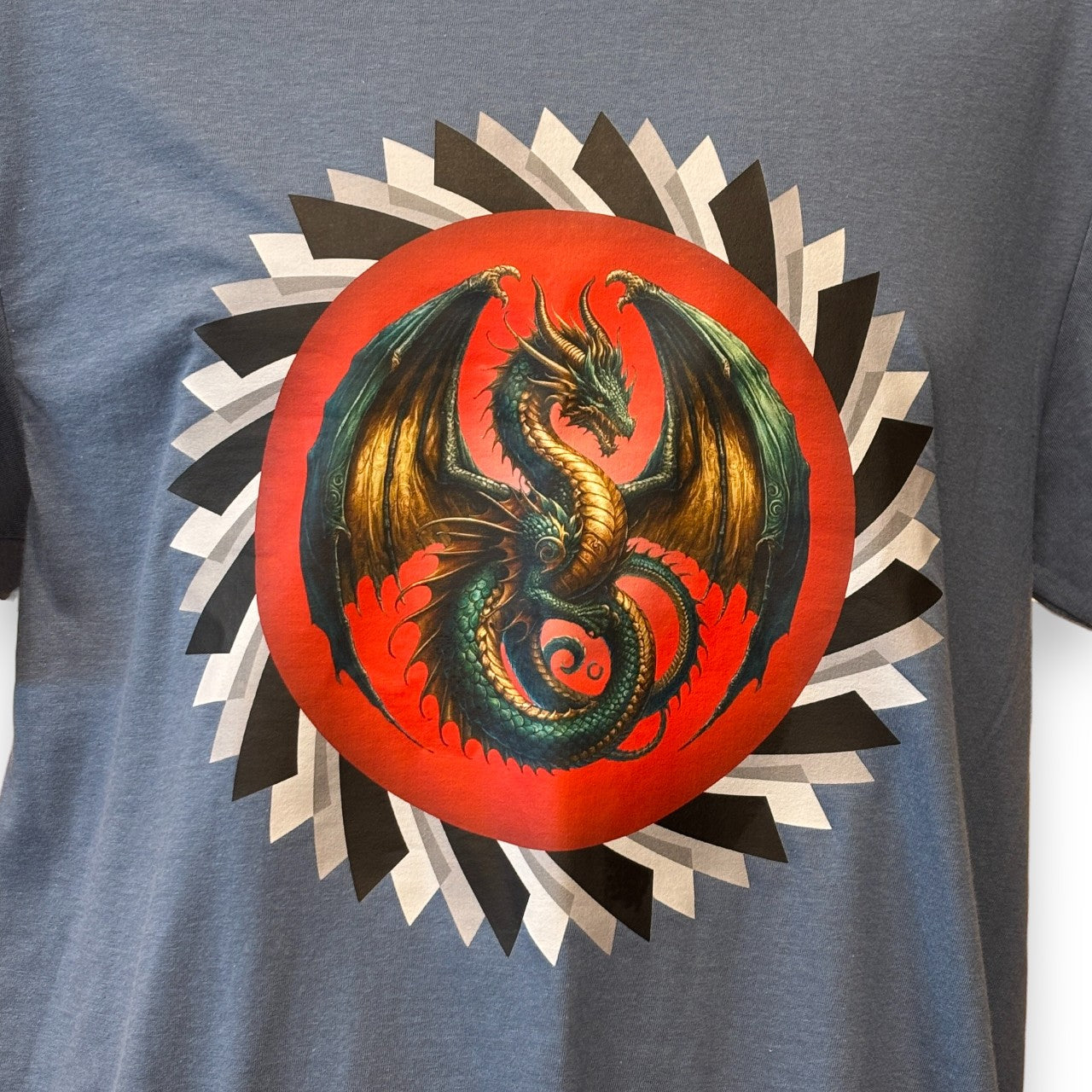 Mens Printed T-shirt - dragon