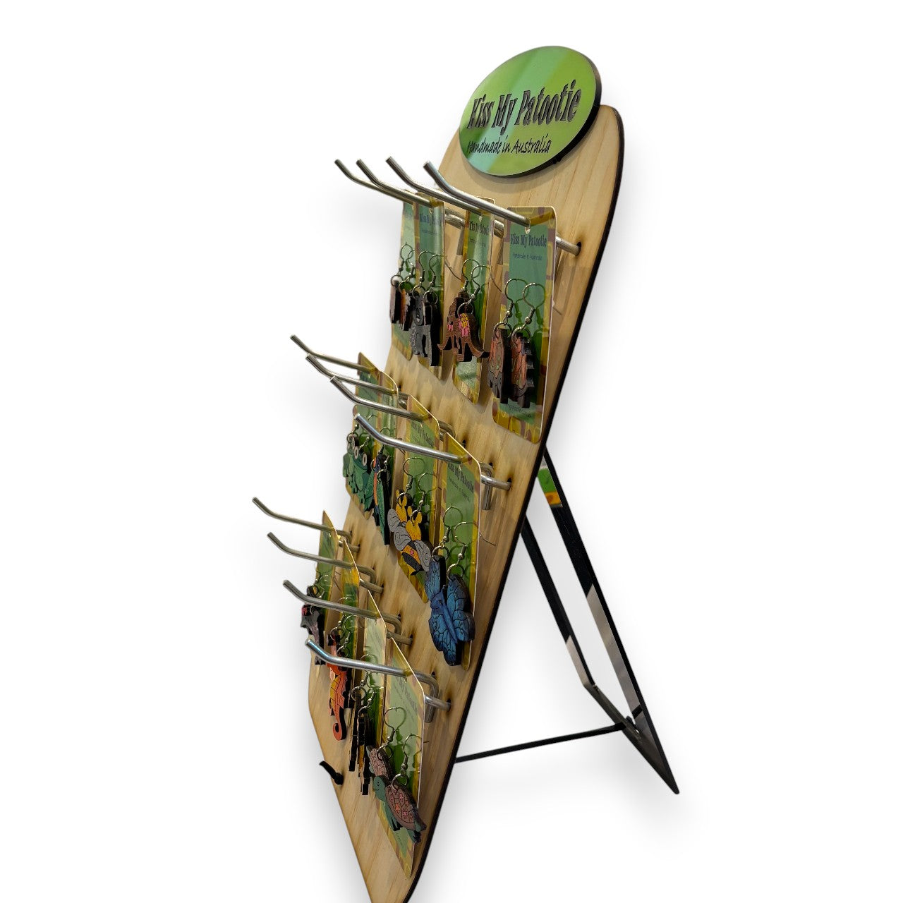 Australian animal earrings wholesale starter pack - 24 x earrings & Free display stand