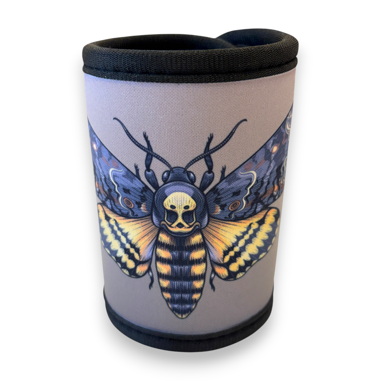 Printed Stubby / Can Cooler - Deathshead hawkmoth