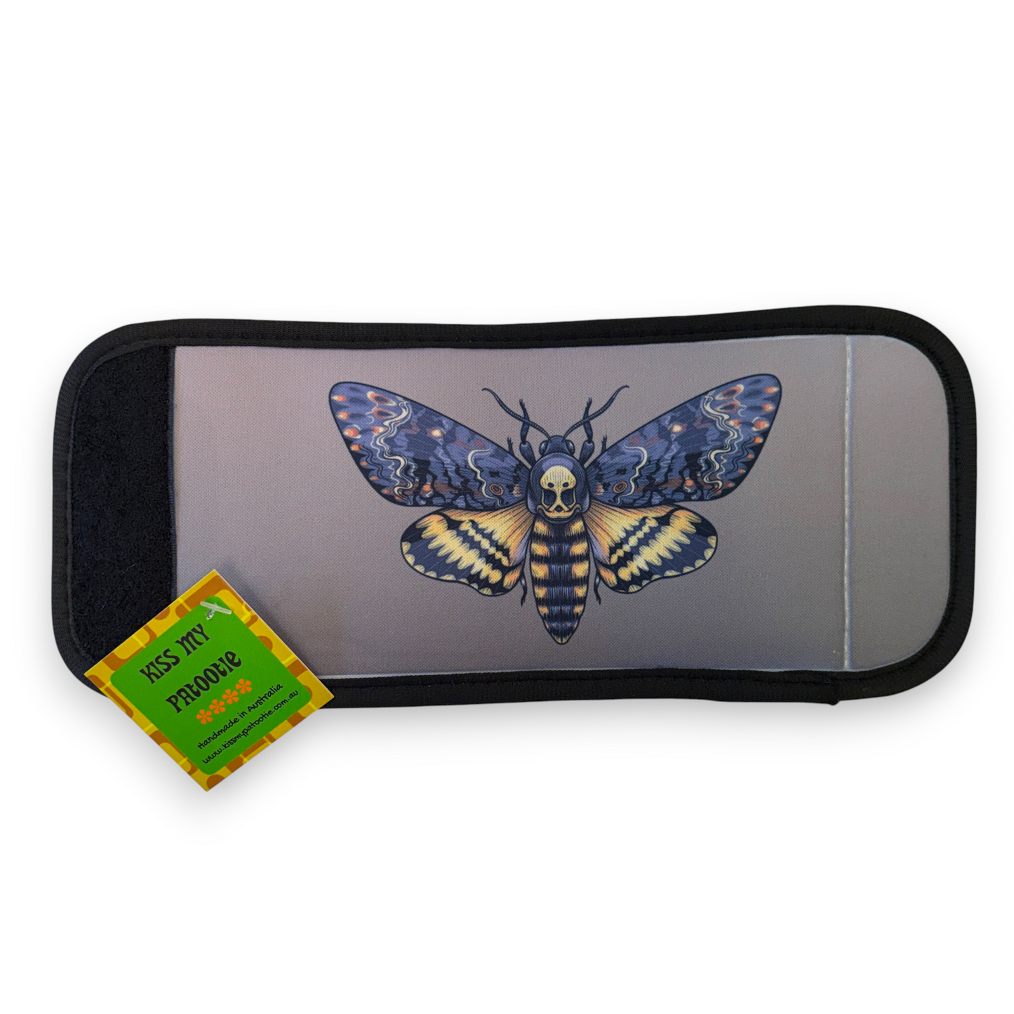 Printed Stubby / Can Cooler - Deathshead hawkmoth