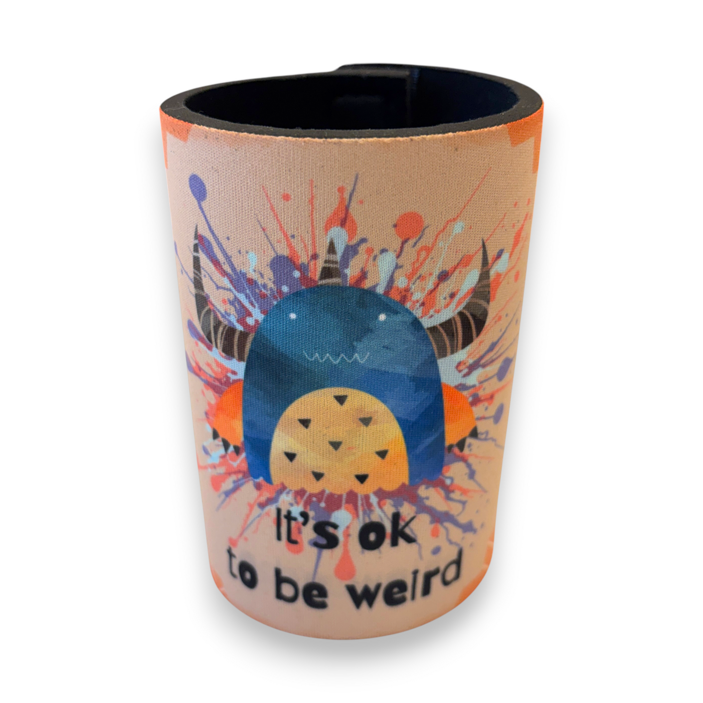 Printed Stubby / Can Cooler - It's ok to be weird