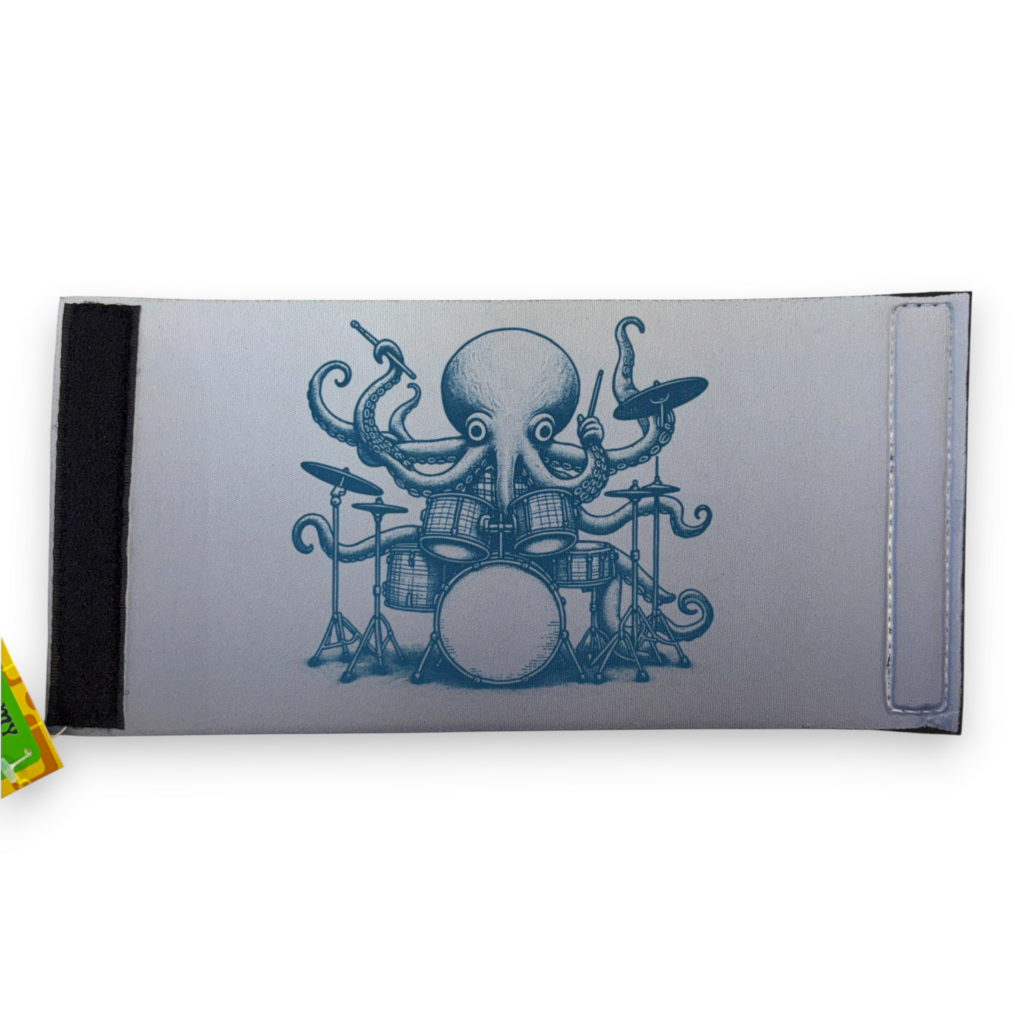 Printed Stubby / Can Cooler - Octopus drummer
