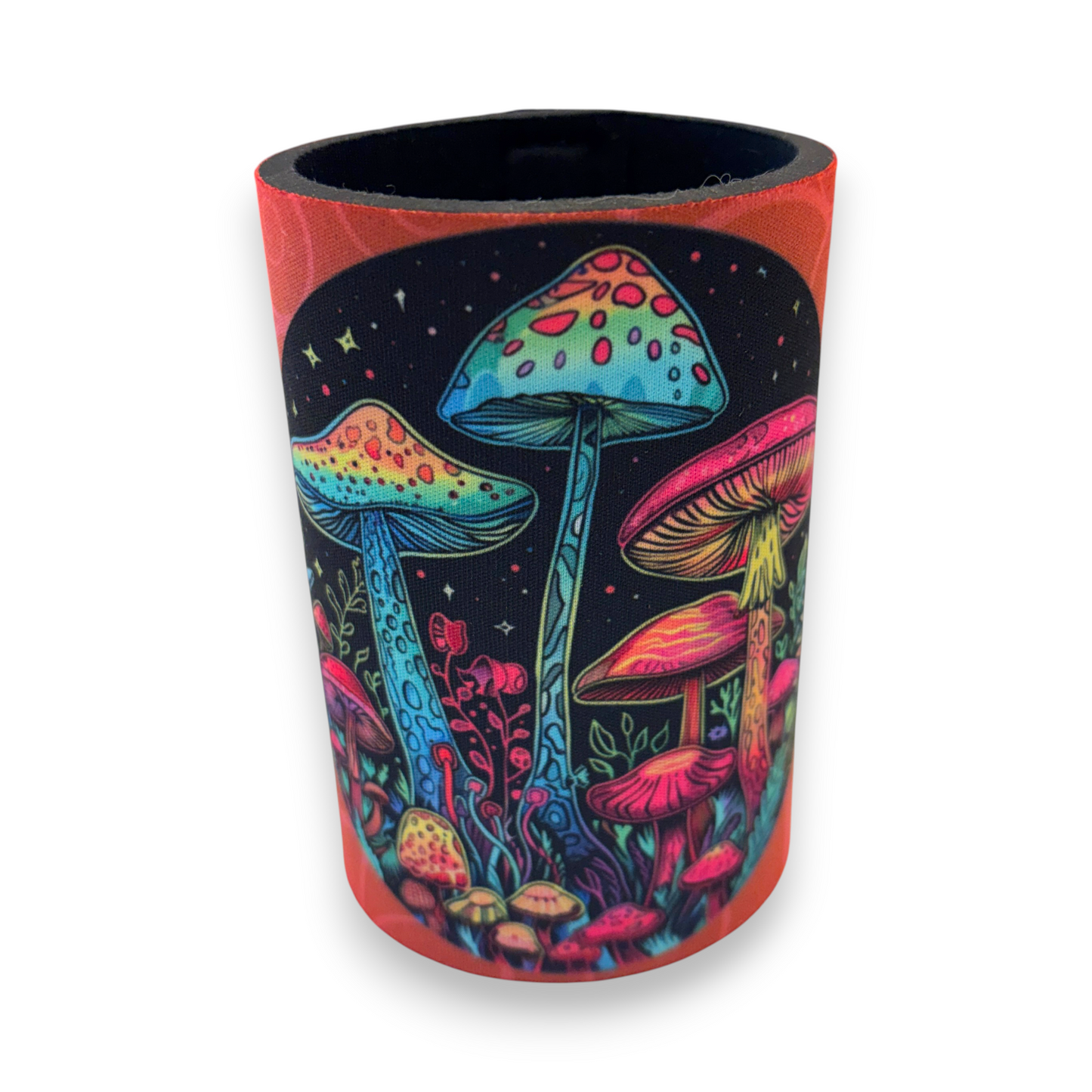 Printed Stubby / Can Cooler - magic mushrooms