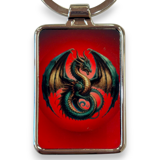 Printed Keyring - dragon