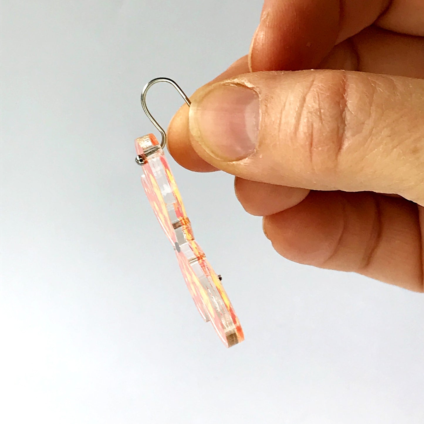 Butterfly earrings - 100% recycled acrylic