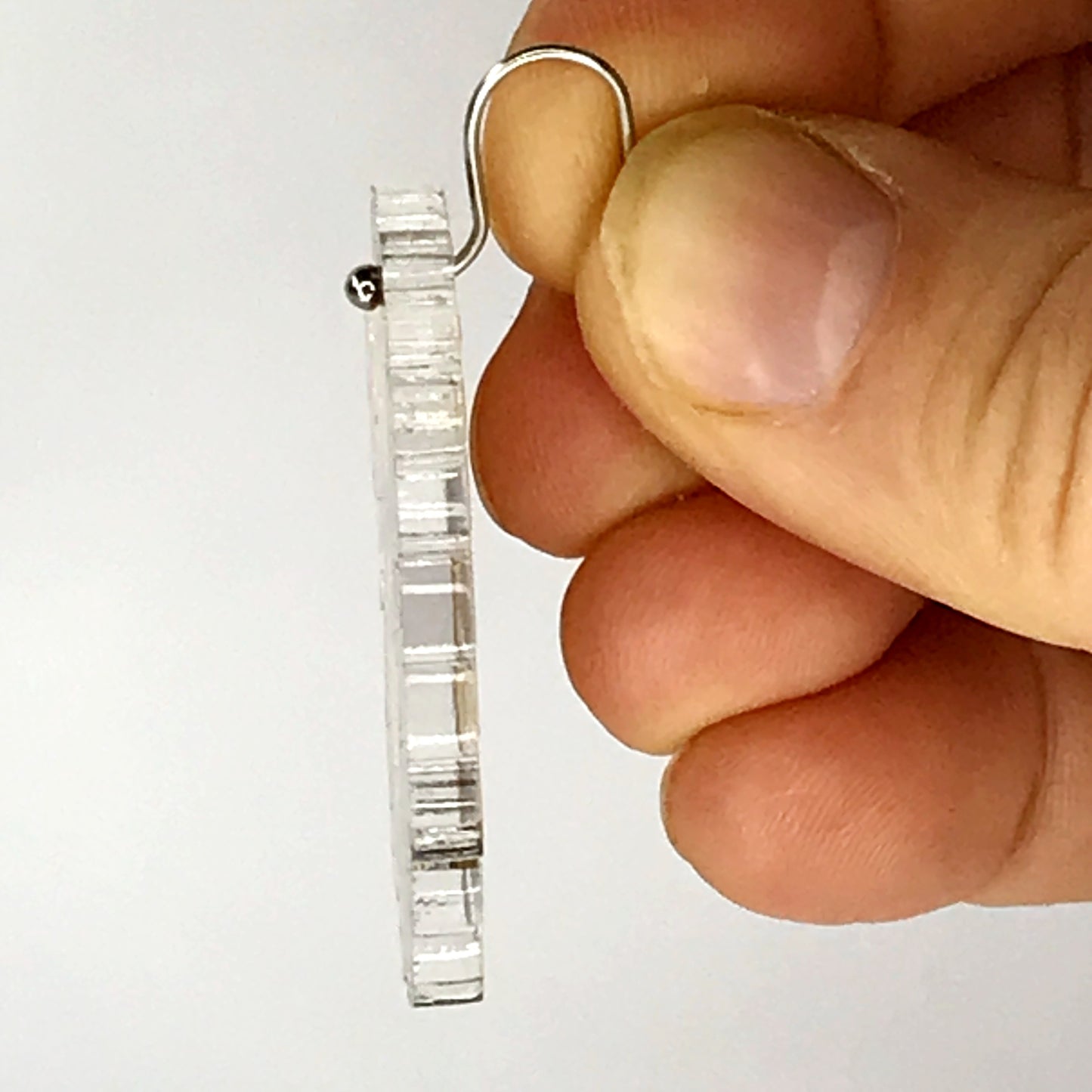 Woodland hedgehog earrings - 100% recycled acrylic