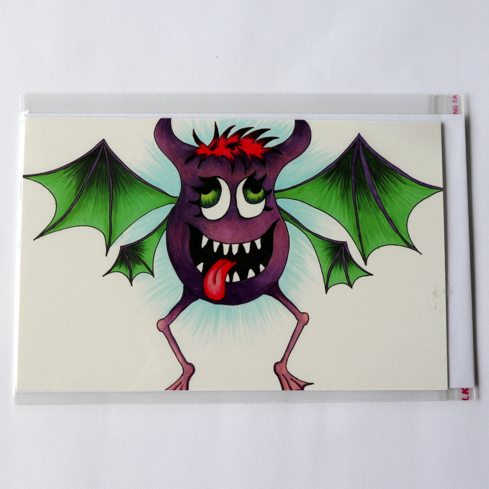 Gift / Greeting Card - bat monster