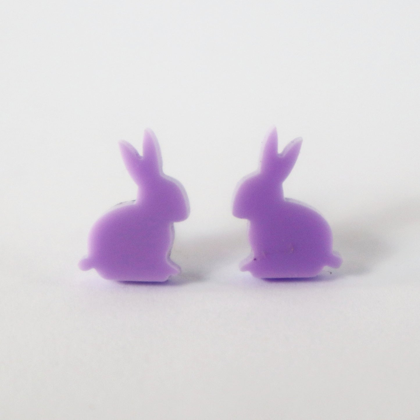 Rabbits - Laser Cut Earrings / Studs - more colours available