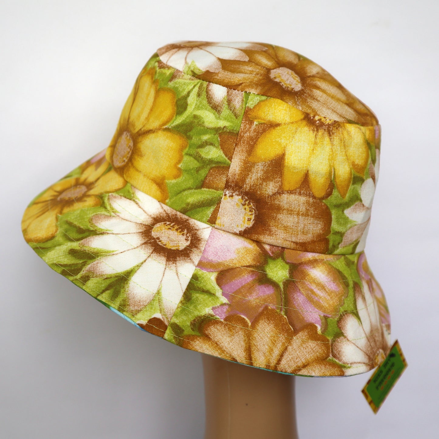 Baby / Kids Reversible Bucket Hat - vintage floral