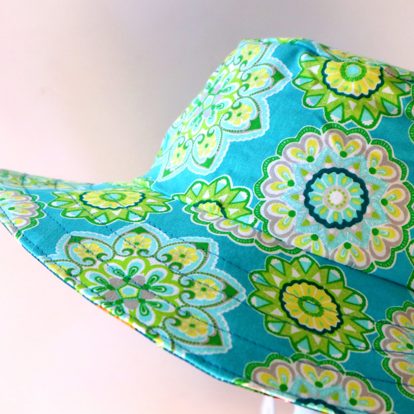 Reversible Sun Hat - Ladies & Girls sizes - mandala