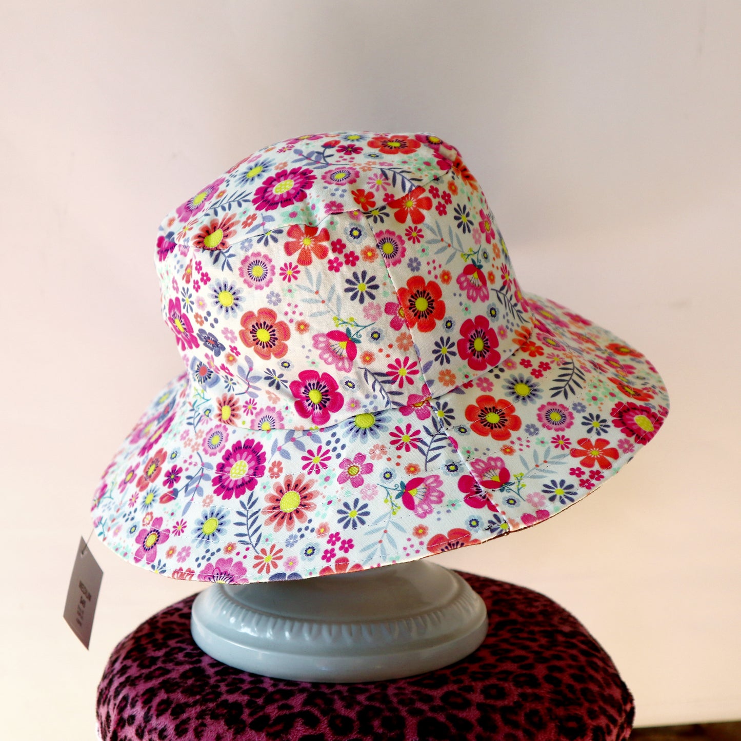 Reversible Sun Hat - Ladies & Girls sizes - bumble bees