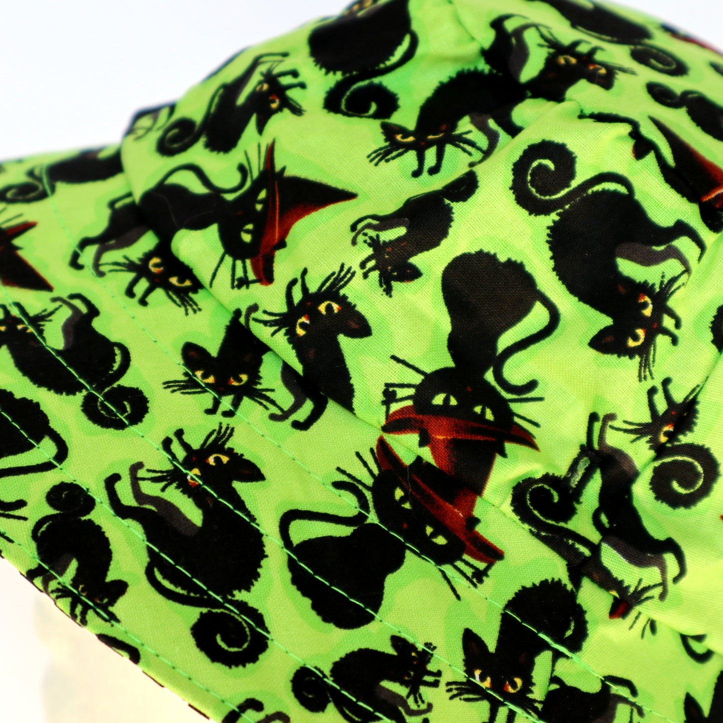 Baby / Kids Reversible Bucket Hat - black cats