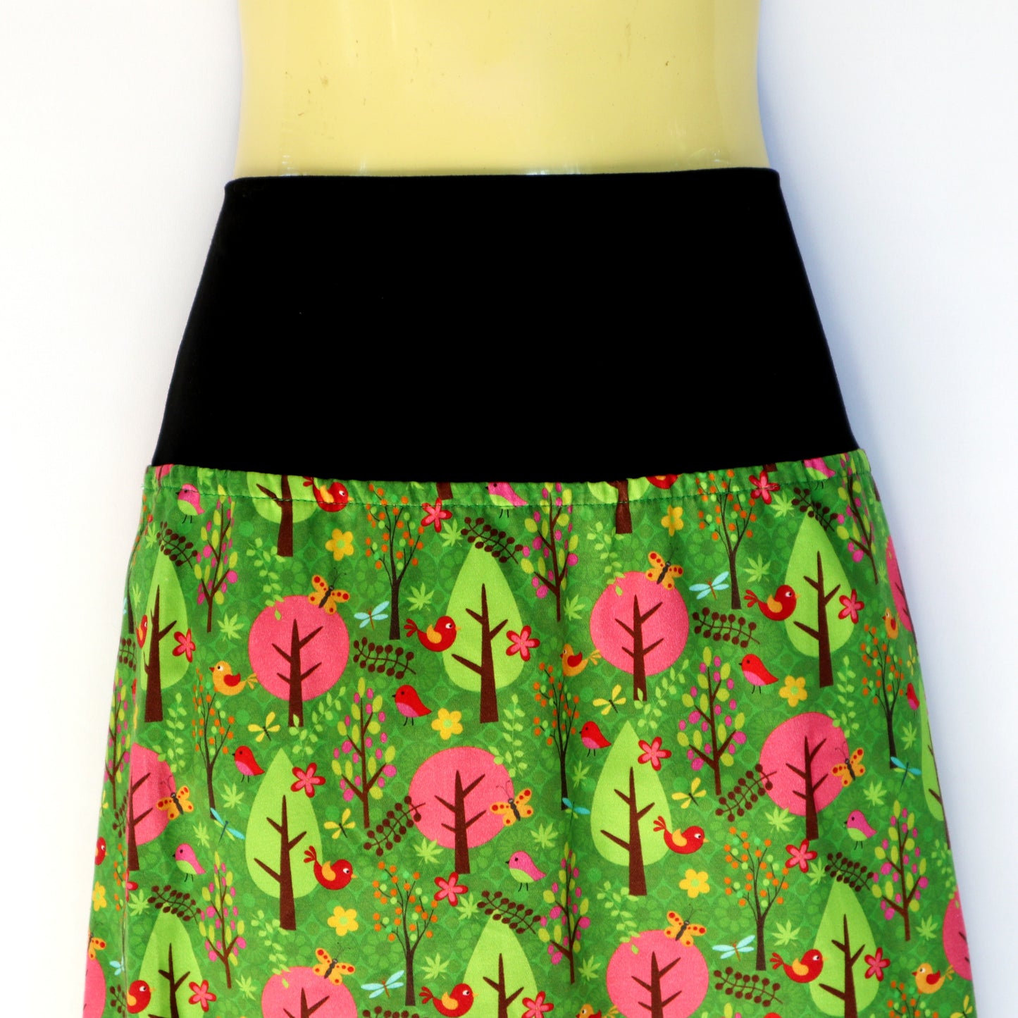 Ladies A Line Skirt - woodland trees - ladies sizes 8 - 24