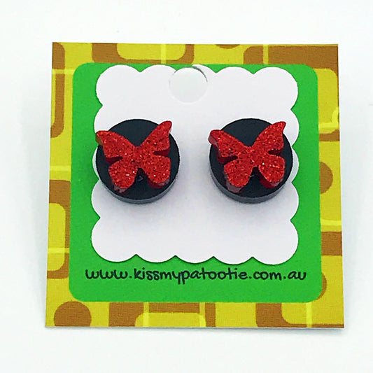 Butterfly laser cut acrylic earrings