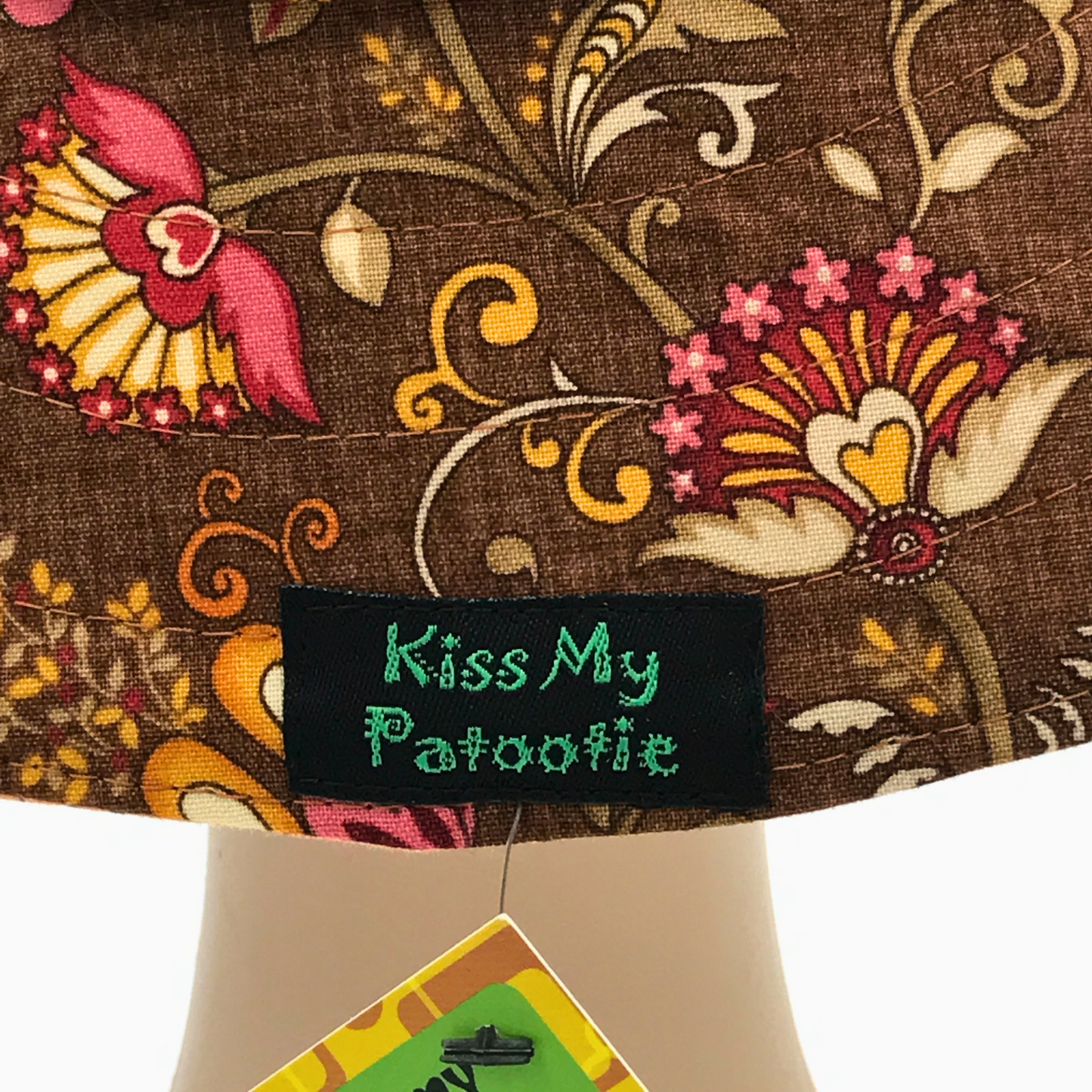 Baby / Kids Reversible Bucket Hat - floral / birds