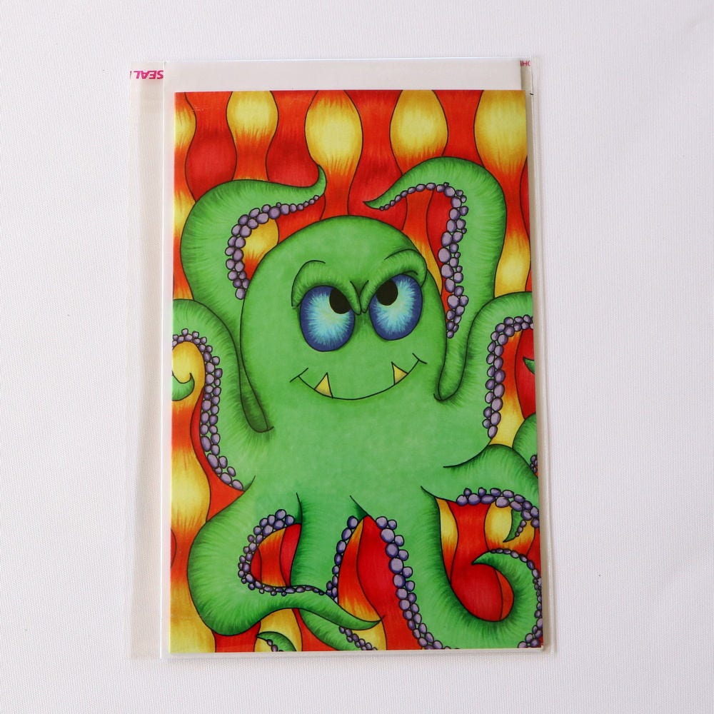 Gift / Greeting Card - octopus