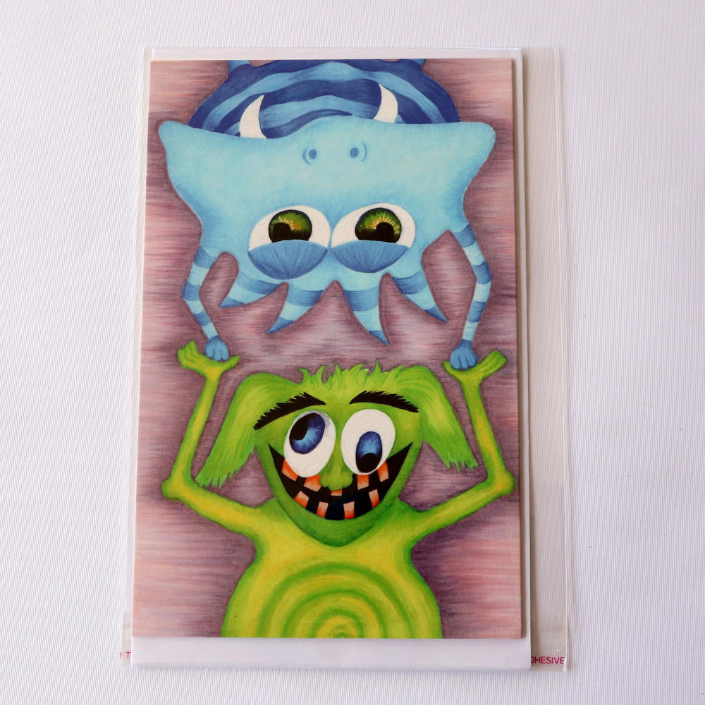 Gift / Greeting Card - cheeky monsters