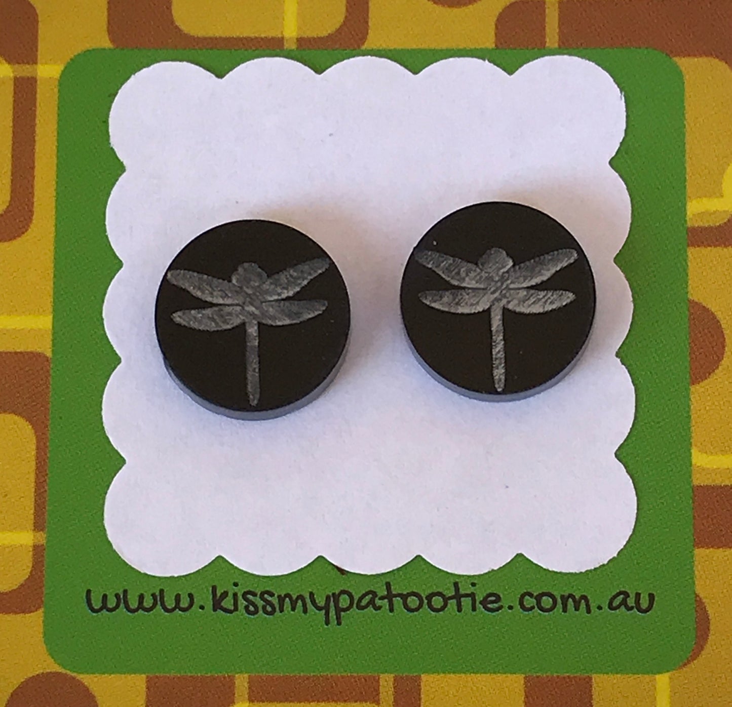 Dragonfly - Laser Cut Earrings / Studs - acrylic - more colours available