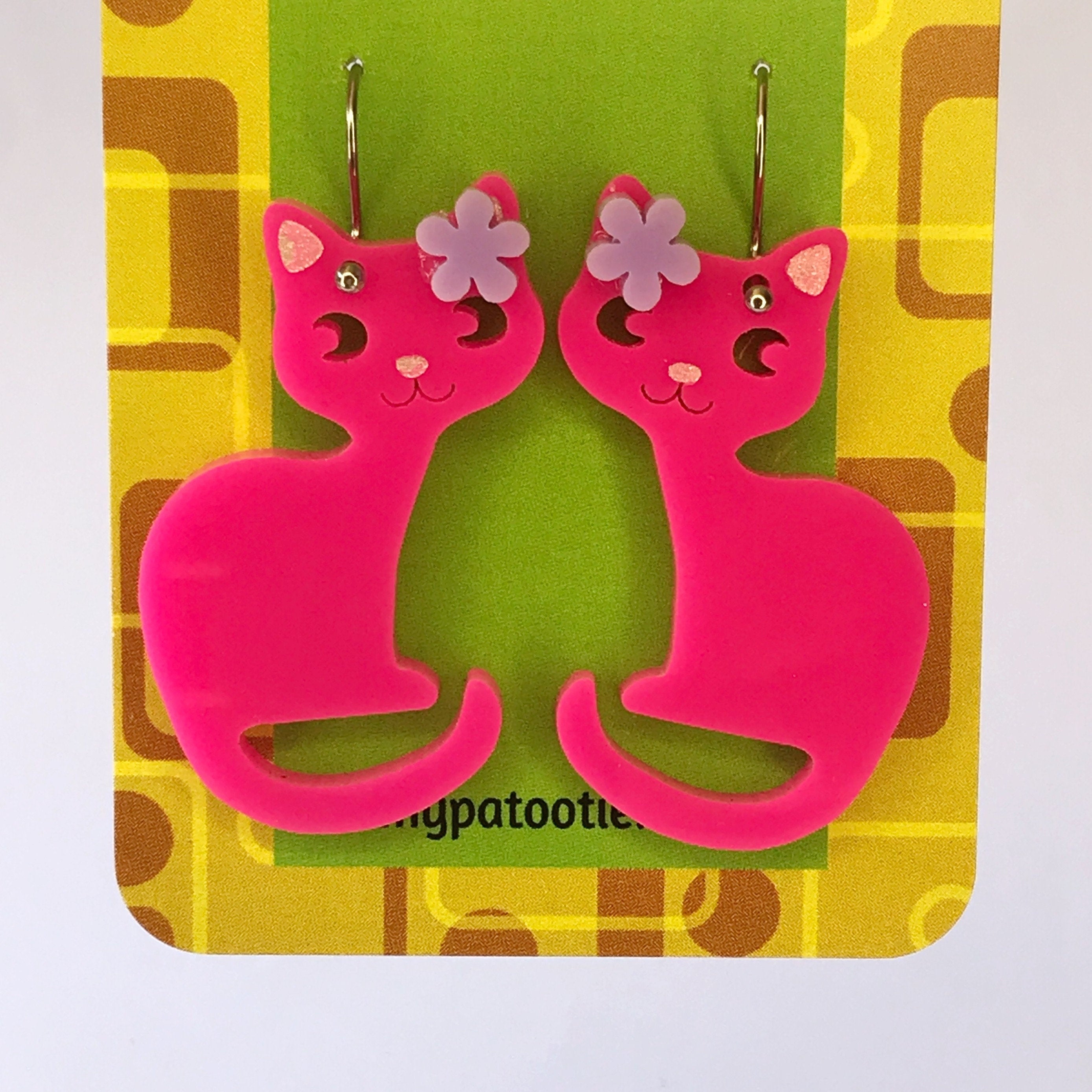 Kitty sales cat earrings
