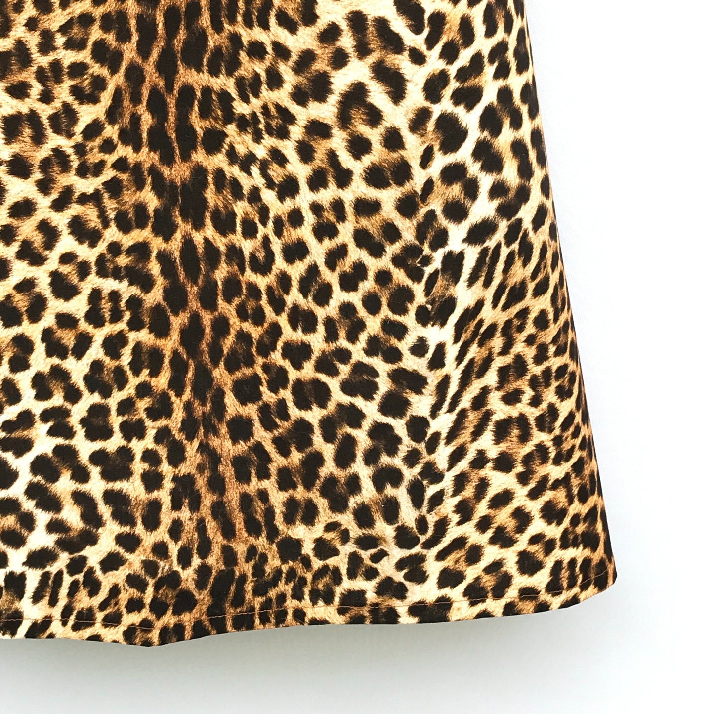 Ladies A Line Skirt - Leopard print - ladies sizes 8 - 24